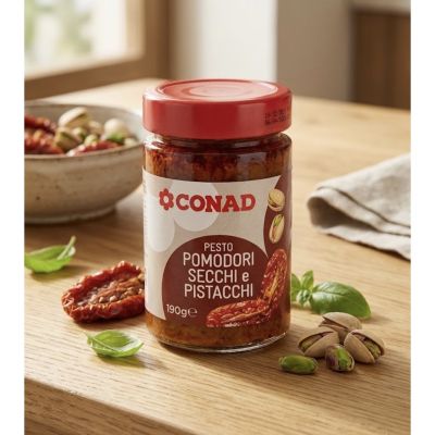 ПЕСТО КОНАД СЪС СУШЕНИ ДОМАТИ И ШАМ ФЪСТЪК 190 ГР