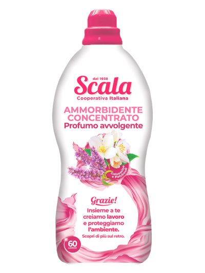 СКАЛА ГЕЛСОМИНО И ПАЧУЛИ ОМЕКОТИТЕЛ  60 П 1500 МЛ  /РОЗОВ/