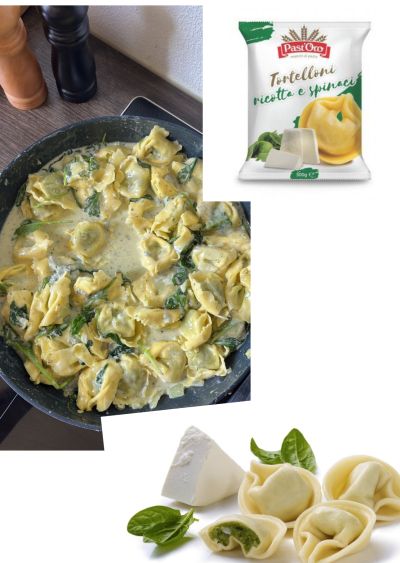 ПАСТ ОРО ТОРТЕЛИНИ С РИКОТА И СПАНАК 500 ГР