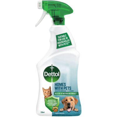 ДЕТОЛ ФРЕШ БРИЙЗ ПЕТ УНИВЕРСАЛЕН ПОЧИСТВАЩ ПРЕПАРАТ  ПРОТИВ МИРИЗМИ И ПЕТНА ОТ ДОМАШНИ ЛЮБИМЦИ 750 МЛ /ПОМПА/