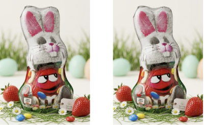 1+ 1 ММ ГОЛЯМО ШОКОЛАДОВО ЗАЙЧЕ ПЪЛНО С БОНИБОН 100 ГР