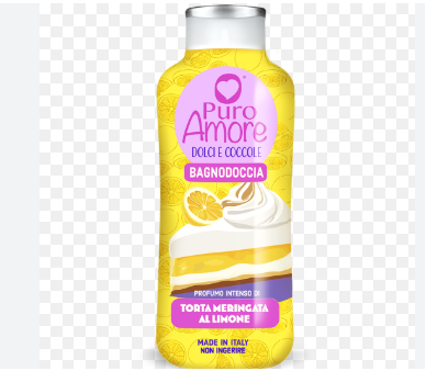 ПУРО АМОРЕ ДУШ ГЕЛ С АРОМАТ НА ЛИМОНЕНА ТОРТА 650 МЛ