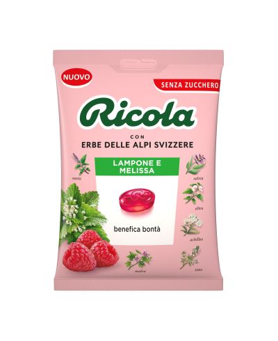  СМУЧЕЩИ БОНБОНИ РИКОЛА  БЕЗ ЗАХАР С ВКУС НА МАЛИНА И МАТОЧИНА  70 ГР