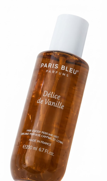 ПАРФЮМЕН СПРЕЙ ЗА ТЯЛО И КОСА PARIS BLEU DÉLICE DE VANILLE (BODY & HAIR MIST) 200 МЛ