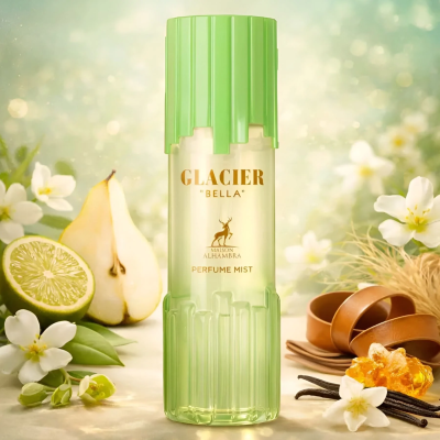 АРАБСКИ ДАМСКИ ЛУКСОЗЕН СПРЕЙ ЗА ТЯЛО MAISON ALHAMBRA GLACIER "BELLA" PERFUME MIST 250 МЛ