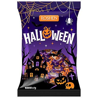 РОШЕН БОНБОНИ HALLOWEEN ЖЕЛИРАНИ МЕЧЕТА С ШОКОЛАДОВА ГЛАЗУРА 1000 ГР