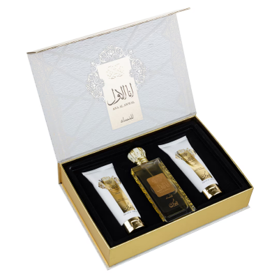 АРАБСКИ ДАМСКИ GIFT SET NUSUK ANA AL AWWAL WOMEN ПАРФЮМ 100 МЛ + ДУШ ГЕЛ 100 МЛ И ЛОСИОН ЗА ТЯЛО 100 МЛ