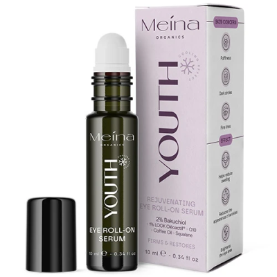 MEINA ORGANICS YOUTH EYE ROLL ON SERUM REJUVENATING – ПОДМЛАДЯВАЩ СЕРУМ ЗА ОКОЛООЧНИЯ КОНТУР 10 МЛ