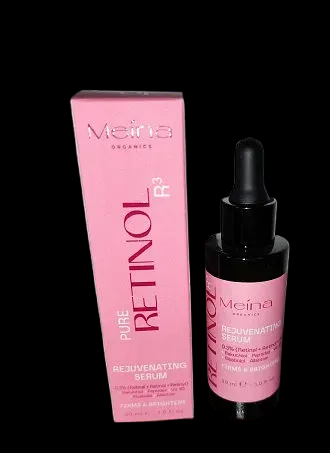 MEINA ORGANICS PURE RETINOL REJUVENATING SERUM – ПОДМЛАДЯВАЩ СЕРУМ ЗА ЛИЦЕ 30 МЛ