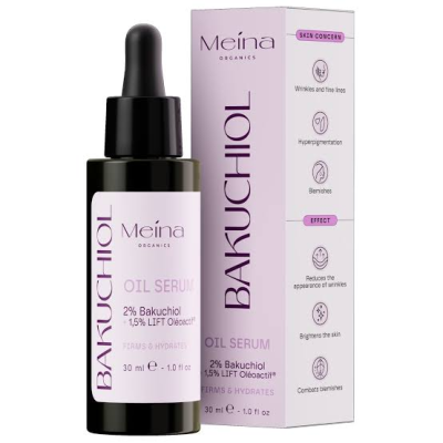 MEINA ORGANICS 2% BAKUCHIOL OIL SERUM – МАСЛЕН СЕРУМ ЗА ЛИЦЕ 30 МЛ