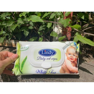 ЛИНДИ БЕБЕШКИ МОКРИ КЪРПИ С БЯЛ ЧАЙ  64 БР