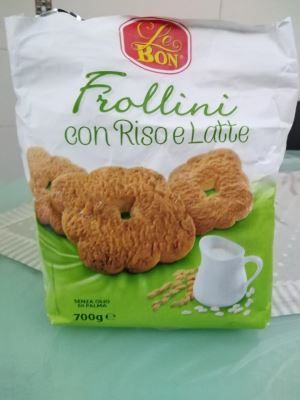 БИСКВИТИ ЛЕ БОН ОРИЗОВИ С МЛЯКО 700 ГР /ЗЕЛЕН ПАКЕТ/