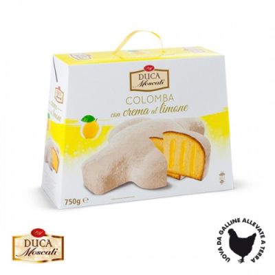 КОЛОМБА ДУКА МОСКАТИ ИТАЛИАНСКИ КОЗУНАК С ЛИМОНОВ КРЕМ 750 ГР