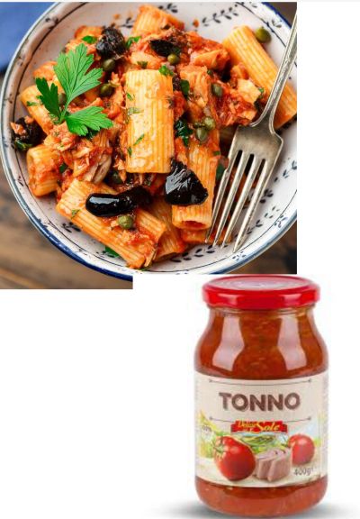 СОС ДЕЛИЦИЕ ДЕЛ СОЛЕ ДОМАТЕН С РИБА ТОН 400 ГР