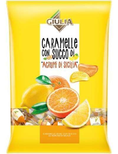ДЖУЛИЯ СМУЧЕЩИ БОНБОНИ С ПОРТОКАЛ И ЛИМОН  150 ГР
