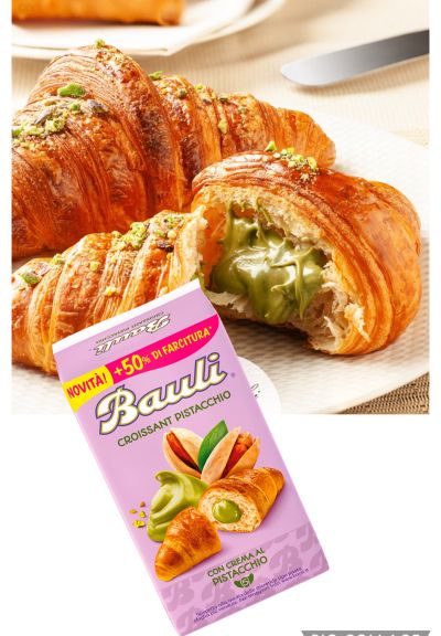 КРОАСАНИ БАУЛИ С ШАМ ФЪСТЪК 5 БР В ПАКЕТ