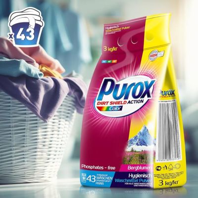 ПУРОКС СУХ ПРАХ КОЛОР 43 П 3 КГ  